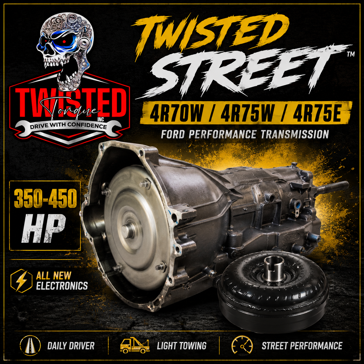 Twisted Street™ AODE 4R70 4R75 Transmissions